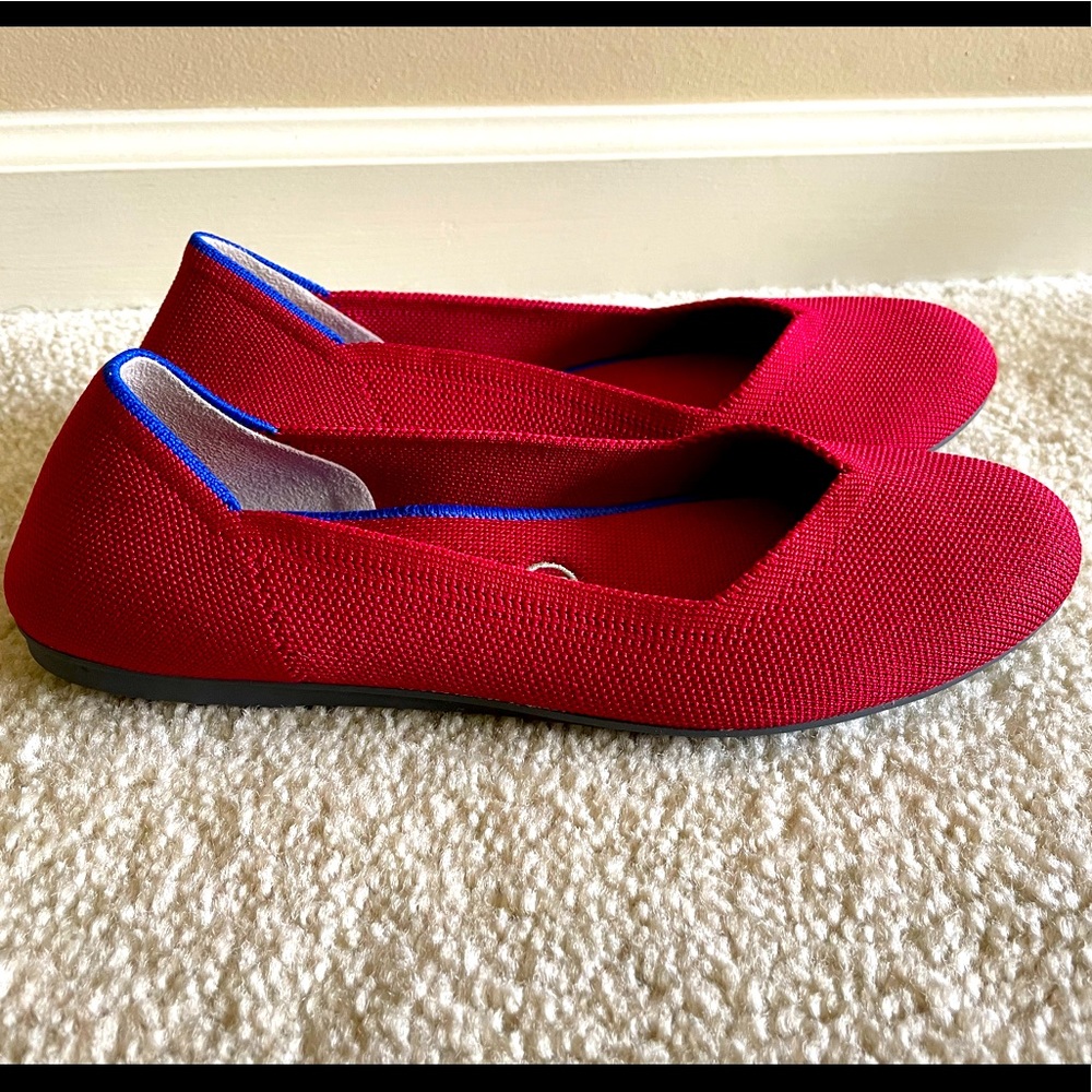 Rothy’s, red BRAND NEW